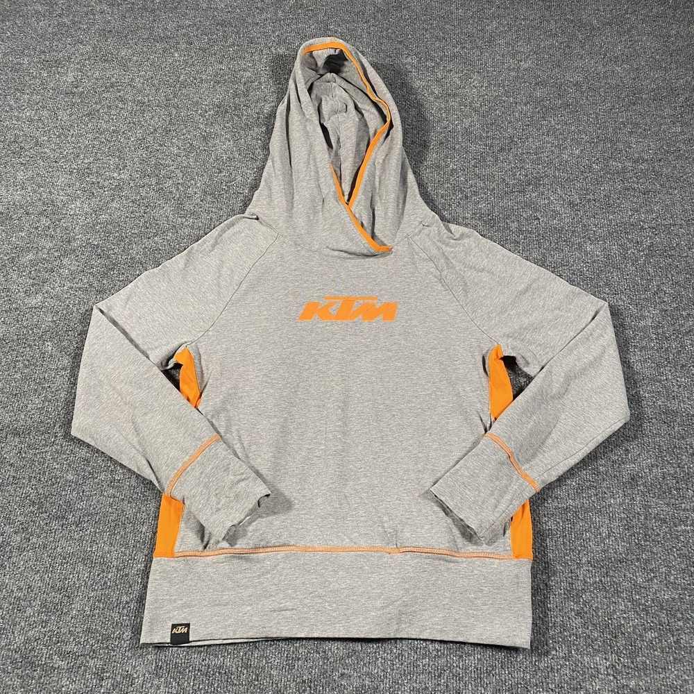 KTM Sport Motorcycle Racing Hoodie Womens Size Medium Pullover Lightweight